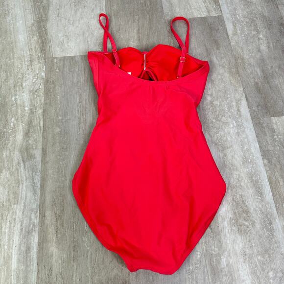 Kate Spade New York Pink Sands Beach Peep Hole One-Piece Swimsuit Size Medium - Picture 6 of 6